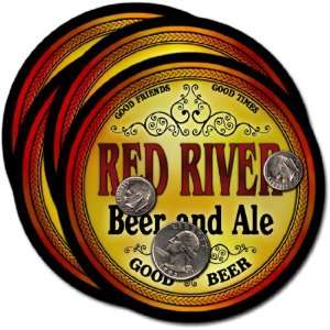 Red River , WI Beer & Ale Coasters   4pk