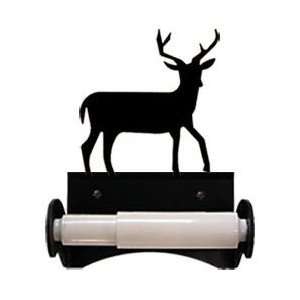  Wrought Iron Deer Roller Style Tissue Holder