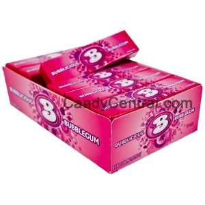 Bubblicious Bubble Gum 18   5 Piece Packs  Grocery 