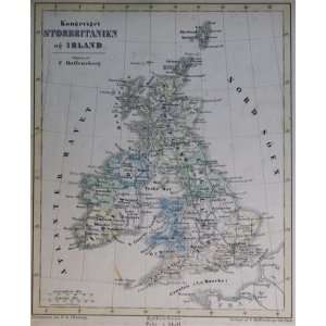  Hoffensberg Map of Great Britain and Ireland (1851 