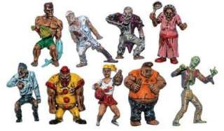NEW Zombie Planet figurines Set of 9 Figures   Zombie the Clown, Surf 