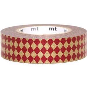  red mt Washi Masking Tape deco tape with diamonds Toys 