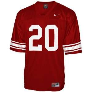   #20 Crimson Throwback Replica Football Jersey
