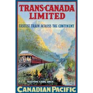  Trans Canada Limited   Fastest Train Across the Continent 