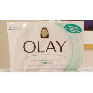  Olay Moisturizing Bar for Sensitive Skin 4.75 Oz White, 4 