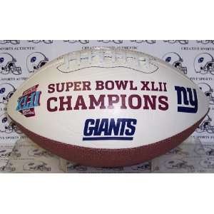  New York Giants SuperBowl XLII Champs   Full Size NFL Team Logo 