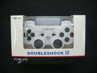 White &black SIXAXIS DualShock Wireless Bluetooth Game Controller for 