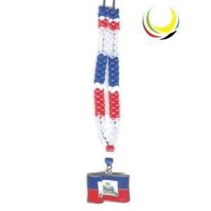  Necklaces   HAITI FLAG  