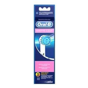  Oral B Sensative Clean Brush Heads 3 Count Health 