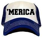New Custom Merica America USA United States Cool Trucker Hat Cap