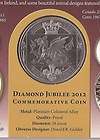   ELIZABETH II DIAMOND JUBILEE COMMEMORATIVE COIN 1952 2012 SILVER WALES
