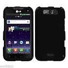 LG Connect 4G MS840 Metro PCS Hard Case Snap On Phone Cover Black 