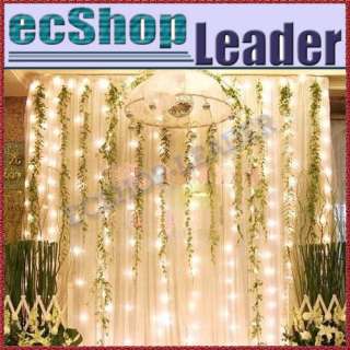   LED Curtain Lights String for Wedding Party Holiday Decoration  