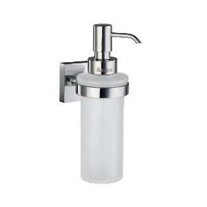  House Holder with Glass Soap Dispenser Finish Polished 