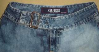 GUESS Jeans BLEACH Sexy CUTOFFS Belted Festival CUT OFF DENIM Jean 