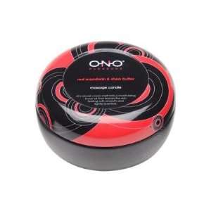  Bundle Ono Massage Candle Red Mandarin and 2 pack of Pink 