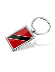 Keychain Trinidad and Tobago Flag   Hand Made, Key chain ring