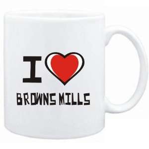 Mug White I love Browns Mills  Usa Cities  Sports 