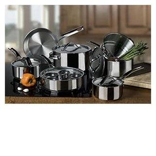Gordon Ramsay by Royal Doulton Stainless Steel 10 Piece Cookware Set 