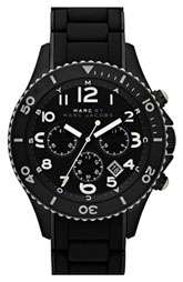MARC BY MARC JACOBS Large Rock Chronograph Silicone Bracelet Watch $ 