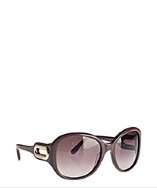Chloe old pink plastic oversized sunglasses style# 314852501