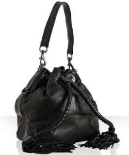 Rebecca Minkoff black leather Tess tassel tie bag   up to 70 