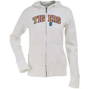  Detroit Tigers Applique Womens Zip Front Hoody Sweatshirt 