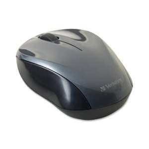  Graphite   Verbatims Nano Wireless Notebook Mouse with a receiver 