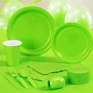 BuySeasons Fresh Lime (Lime Green) Deluxe Party Kit (24 