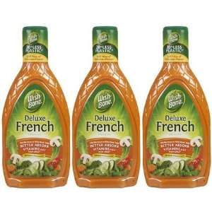 Wishbone Salad Dressing, Deluxe French, 16 oz, 3 ct (Quantity of 2)