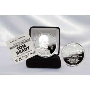 com Tom Brady NFL Quarterback Coin Collection Pure Silver Coin   NFL 