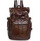 Cowboy Real Leather Hiking Camping Travel bag Backpack  