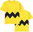 Charlie Brown Yellow Shirt with Zig Zag Stripe Costume Tee Shirt Sizes 