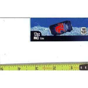 Magnum, Small Rectangle Size RC Cola CAN Soda Vending Machine Flavor 