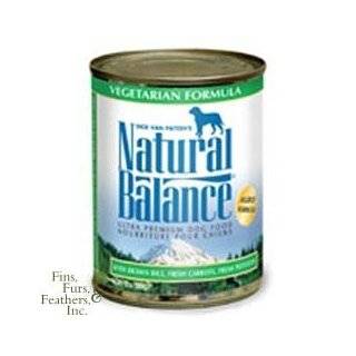 Natural Balance Canned Dog Food, Vegetarian Recipe, 12 x 13 Ounce Pack