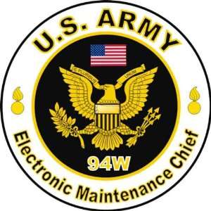 United States Army MOS 94W Electronic Maintenance Chief Decal Sticker 