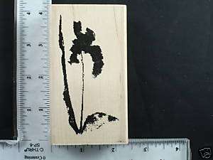Paper Inspirations rubber stamp, WATERCOLOR IRIS  