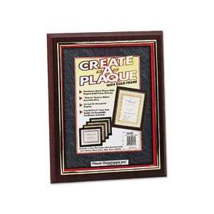  Create a Plaque#153; Kit, With Gold Frame Overlay 