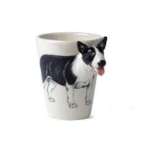  Bull Terrier Terrier Sculpted Ceramic Dog Coffee Mug