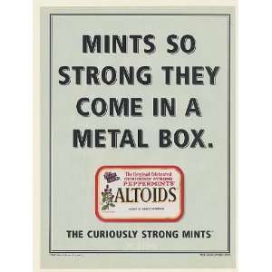   So Strong They Come in a Metal Box Print Ad (53814)