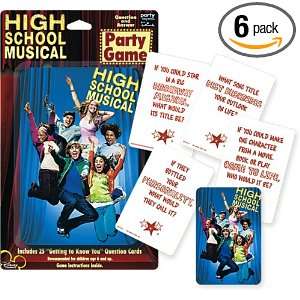    High School Musical Party Game (Pack of 6)