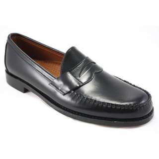 Sebago Cayman II Penny Black Leather Loafers for Men B  