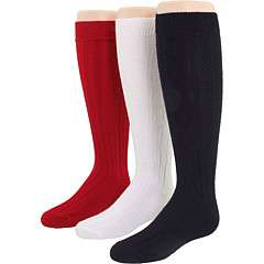 Jefferies Socks 6 Pk Acrylic Cable Knee High (Infant/Toddler/Youth 