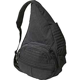 Healthy Back Baby Bag in Distressed Nylon Black