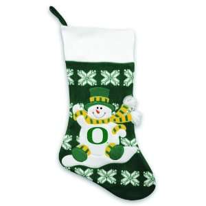  24 NCAA Oregon Ducks Knit Snowman and Snowflake Christmas 