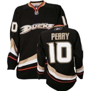   Perry Black Reebok NHL Premier Anaheim Ducks Jersey