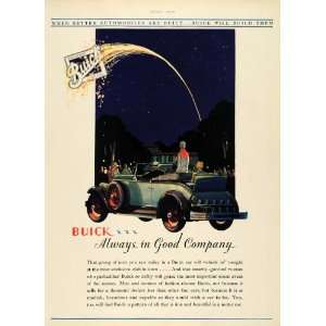   Automobile Green Vintage Car General Motors Town   Original Print Ad