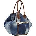 Diesel Bags Home of the Brave Divina Bleached Denim Trapezoid 