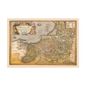  Map of Prussia 20x30 poster