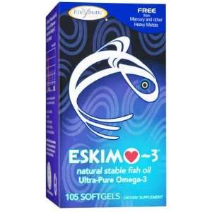  Enzymatic Therapy  Eskimo 3, Naturally Stable, Fish Oil 